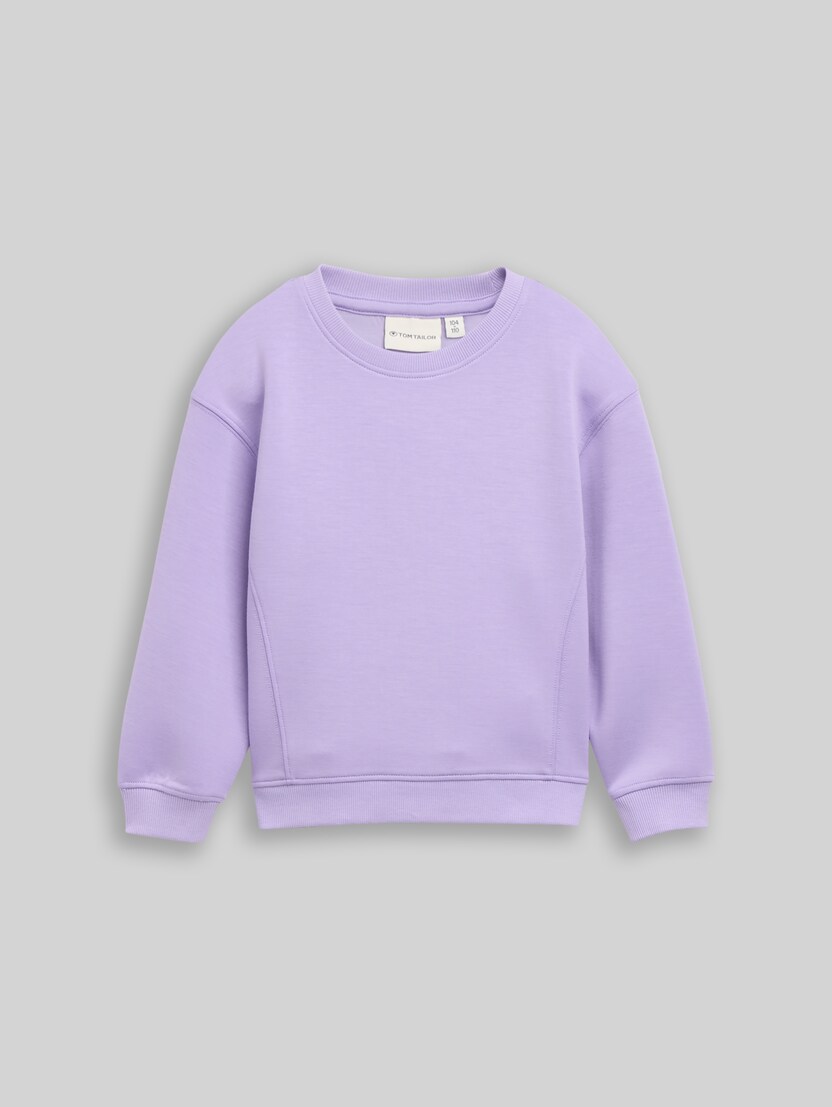 Scuba sweatshirt by Mini Girls, sweet purple