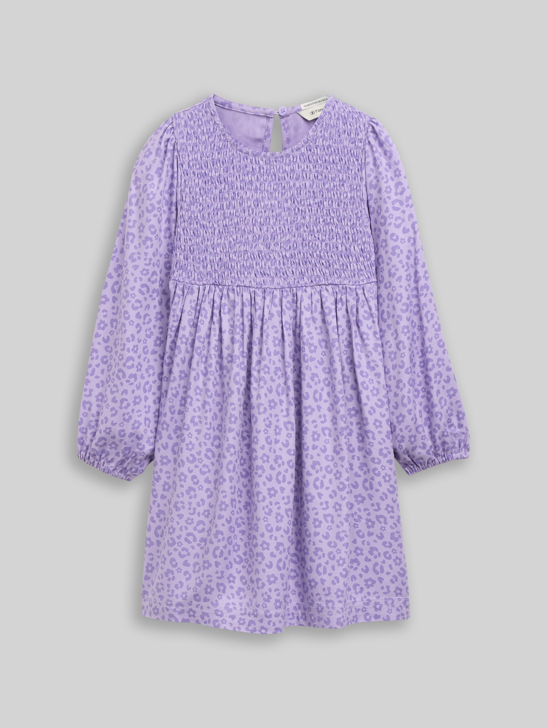 Minijurk met luipaardprint - small lilac leopard print - Product vooraanzicht