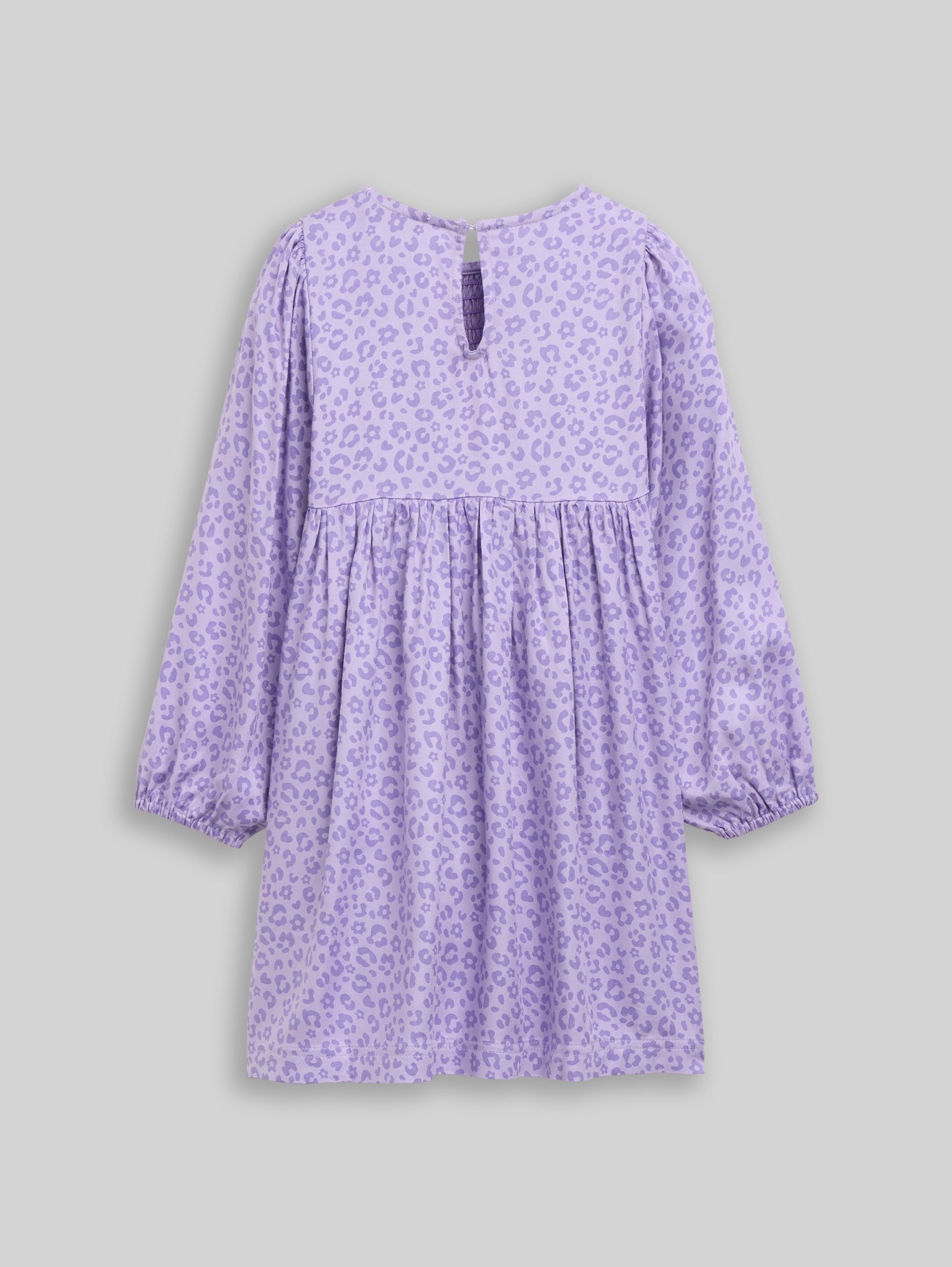 Minijurk met luipaardprint - small lilac leopard print