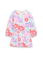 Ausgewählt, Sweat-Kleid mit Volants von Tom Tailor, lila