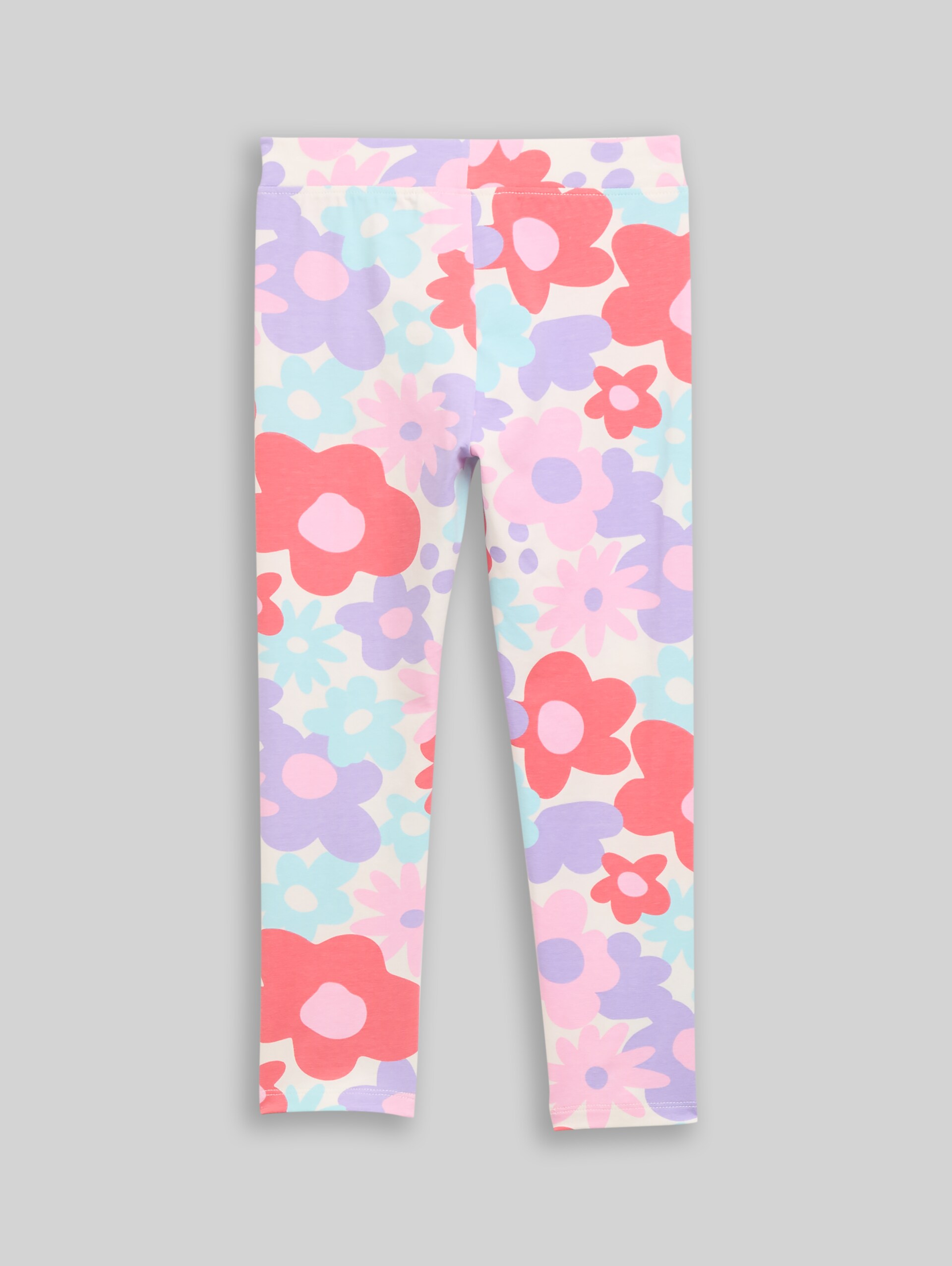 Leggings mit Blumen-Print - colorful big floral design