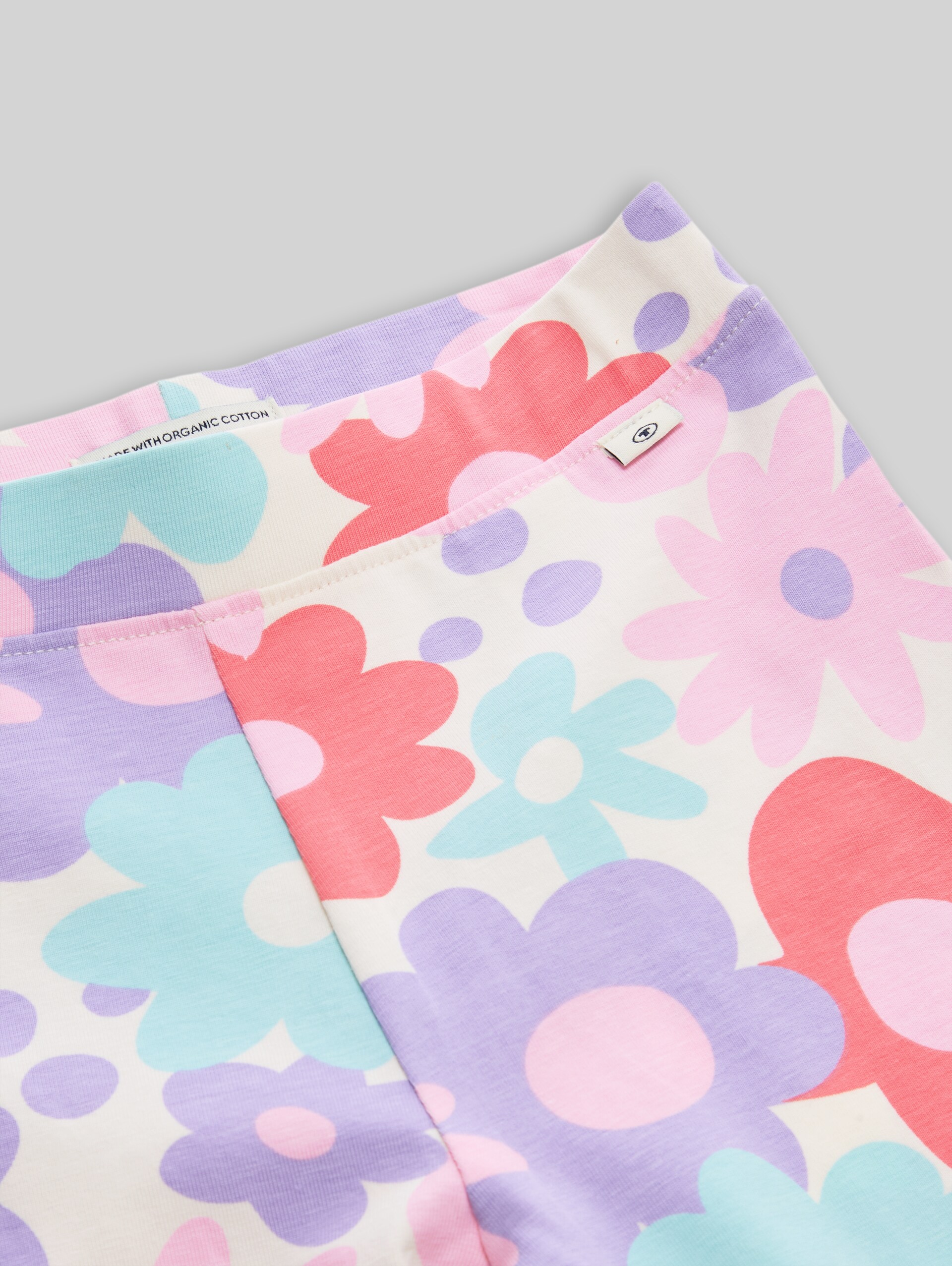 Leggings mit Blumen-Print - colorful big floral design