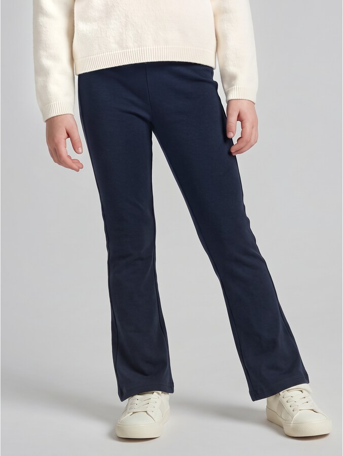 Flared Leggings von Mini Girls, sky captain blue