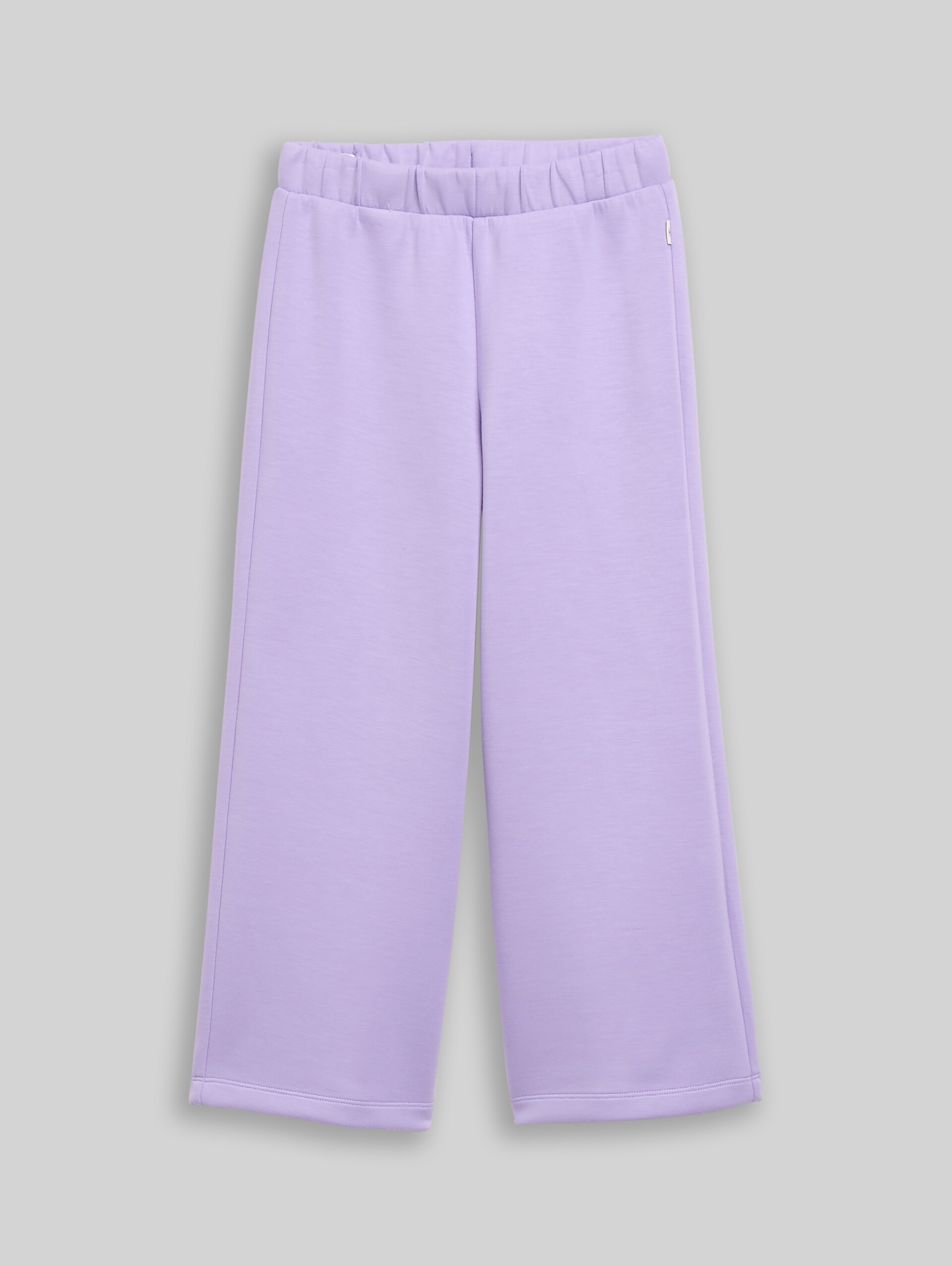 Wide Leg Hose aus Scuba - sweet purple