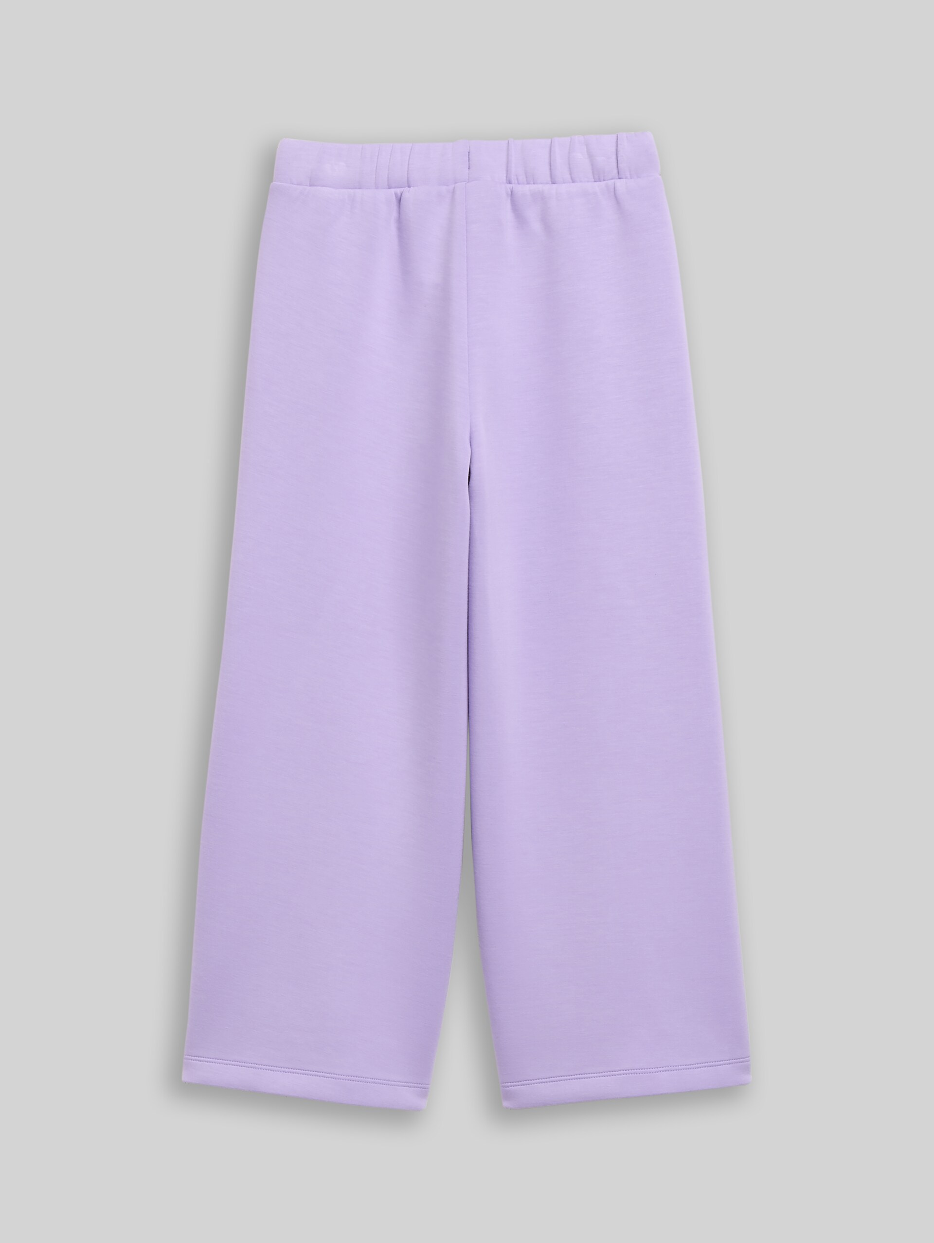 Wide Leg Hose aus Scuba - sweet purple