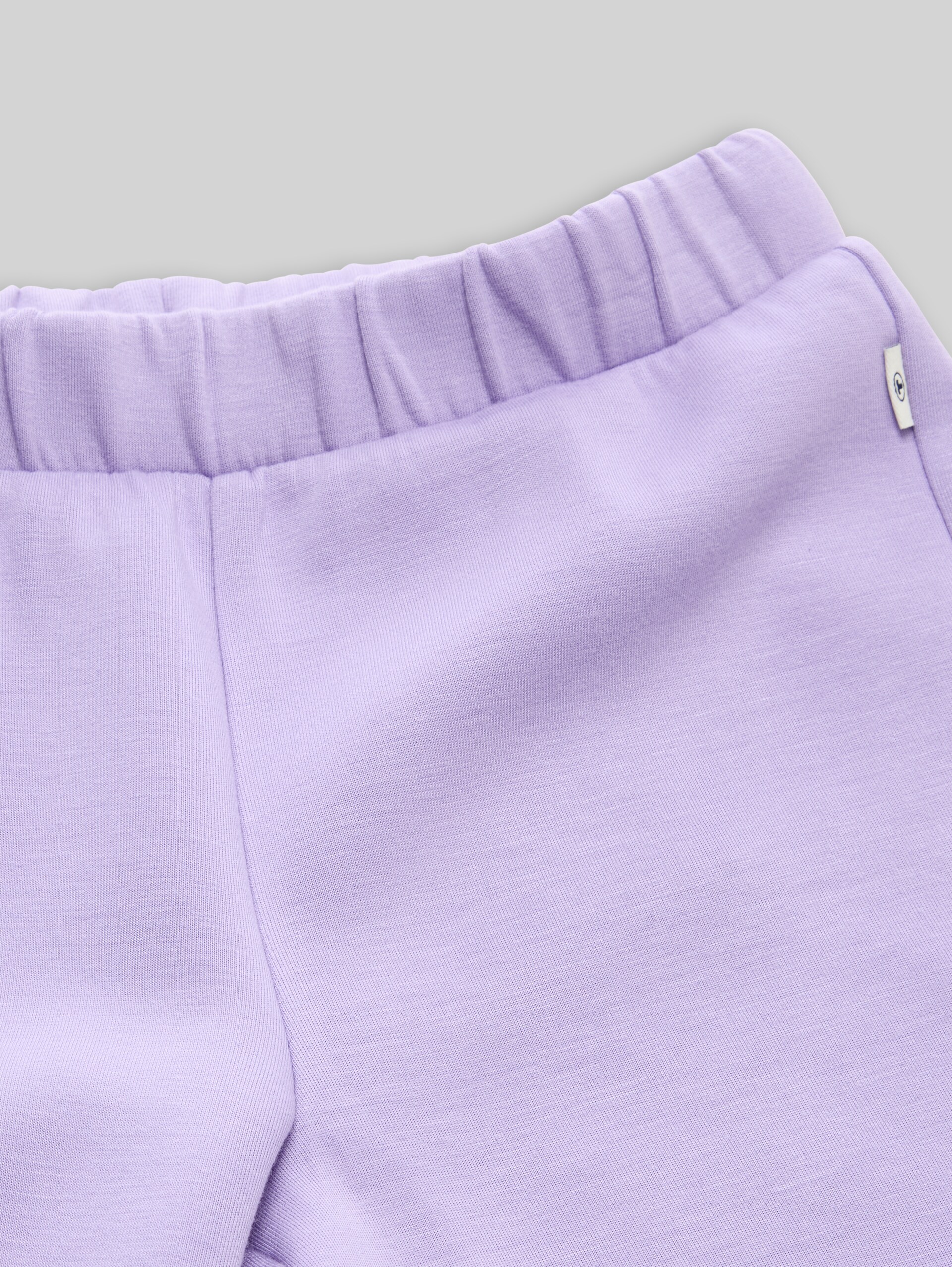 Wide Leg Hose aus Scuba - sweet purple
