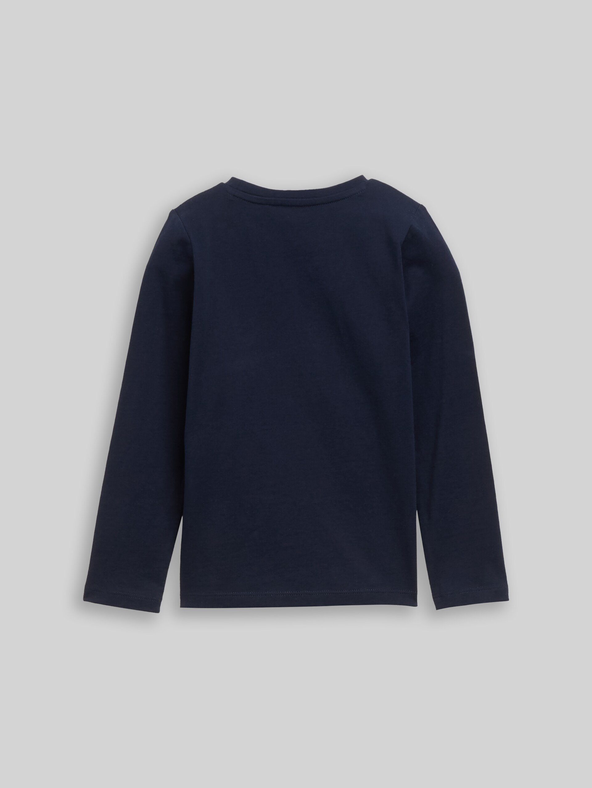 T-shirt met lange mouwen en omkeerbare pailletten - sky captain blue