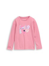 Niet geselecteerd, T-shirt met lange mouwen en omkeerbare pailletten door Tom Tailor, rosa