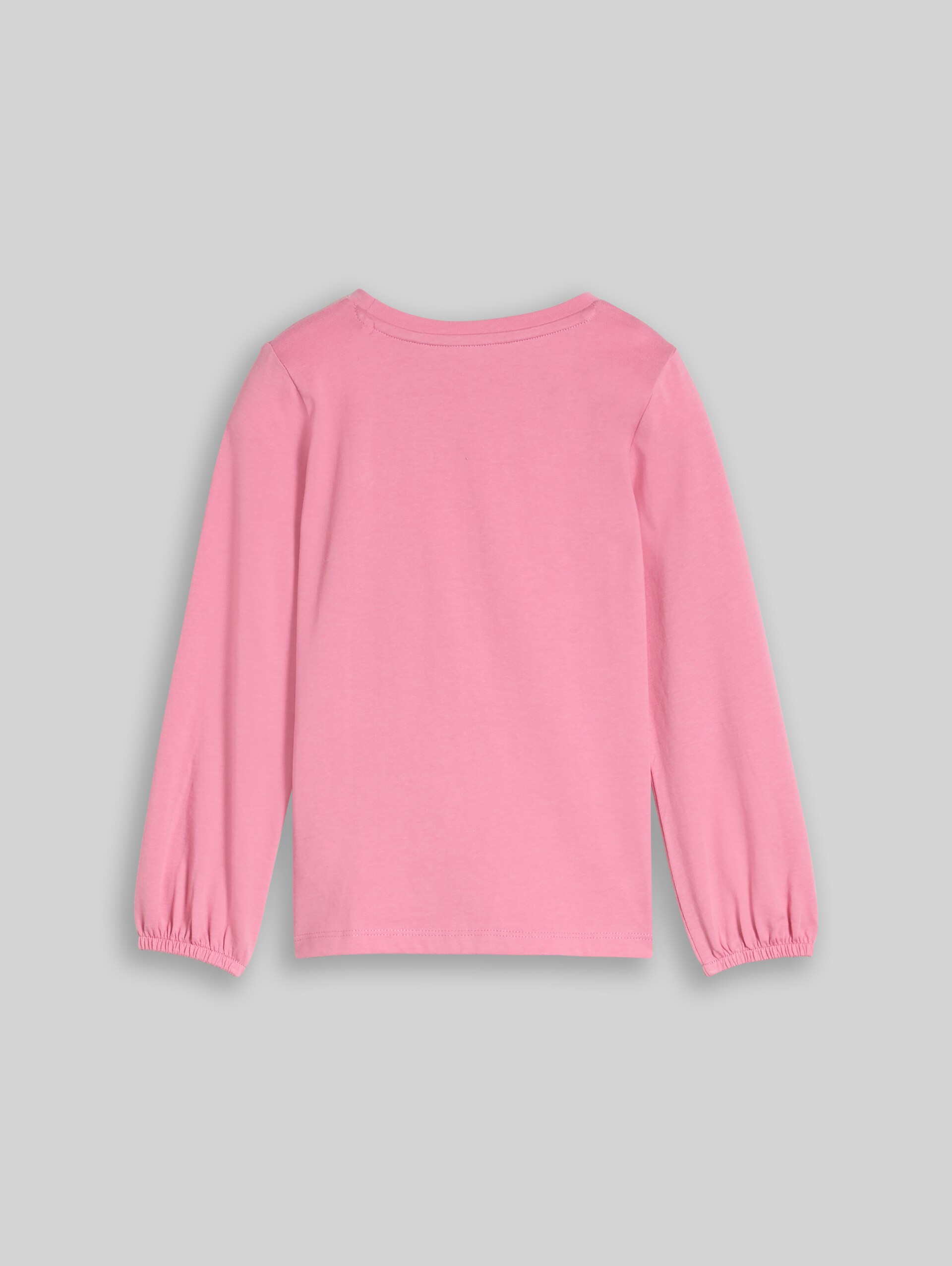 T-shirt met lange mouwen en omkeerbare pailletten - smooth rose