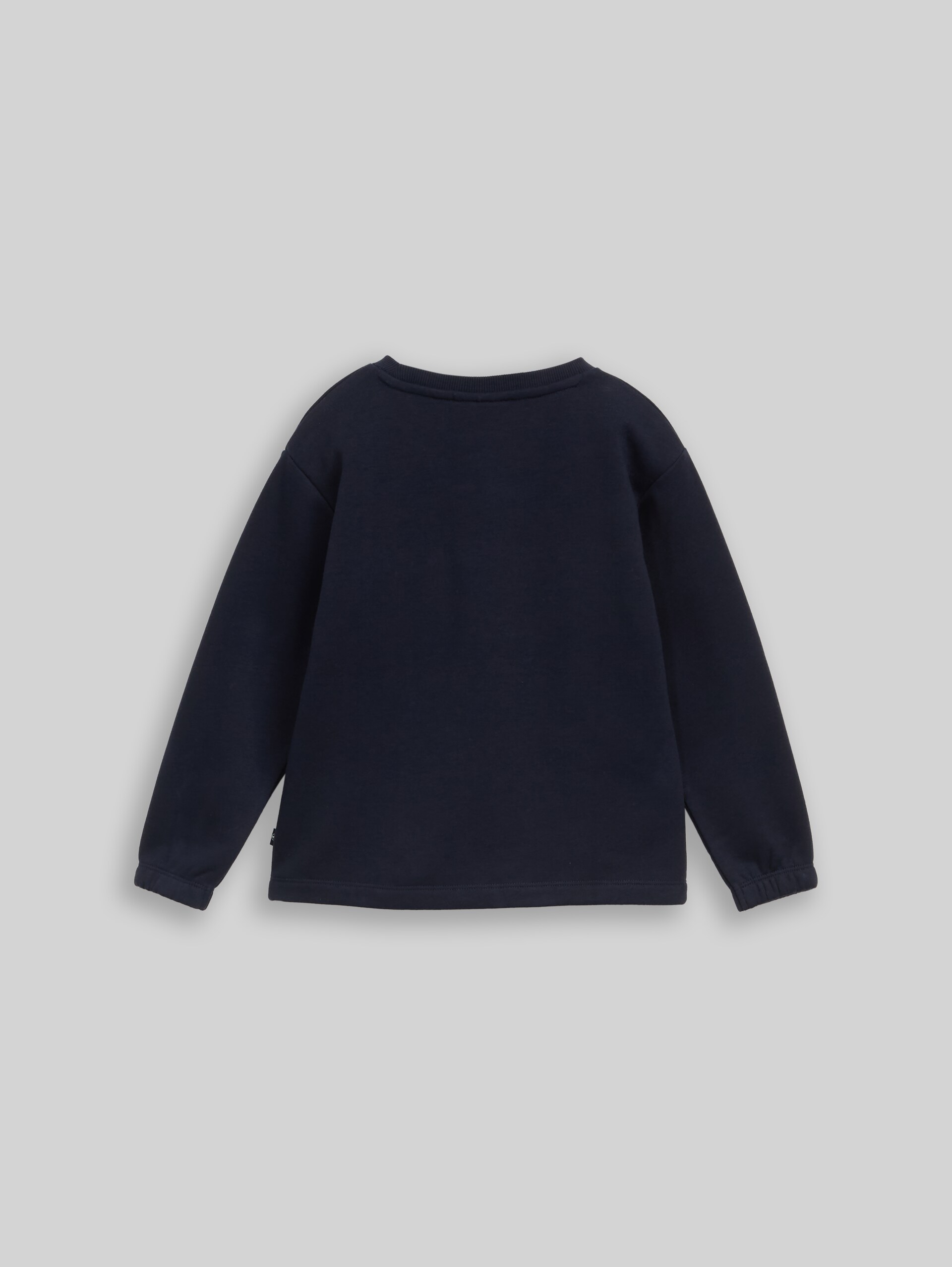 Sweatshirt mit Blumenstickereien - sky captain blue