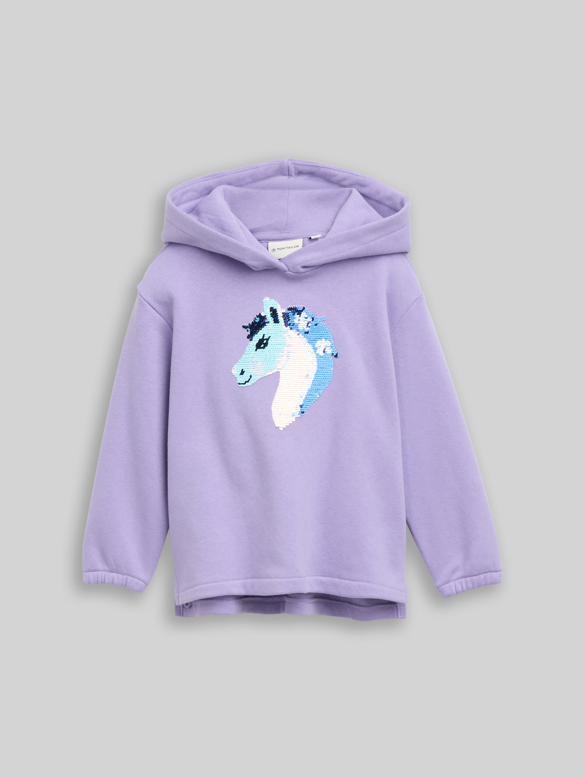 Hoodie met omkeerbare pailletten - sweet purple - Product vooraanzicht