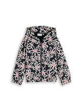 Geselecteerd, Cropped hoodie met patroon door Tom Tailor, paars