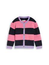 Geselecteerd, Vest met streepmotief door Tom Tailor, rosa