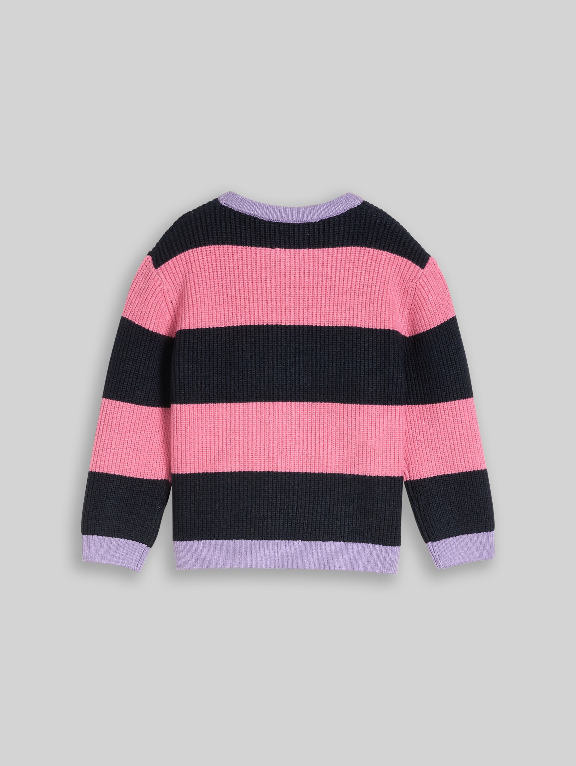 Vest met streepmotief - pink and blue bold stripe