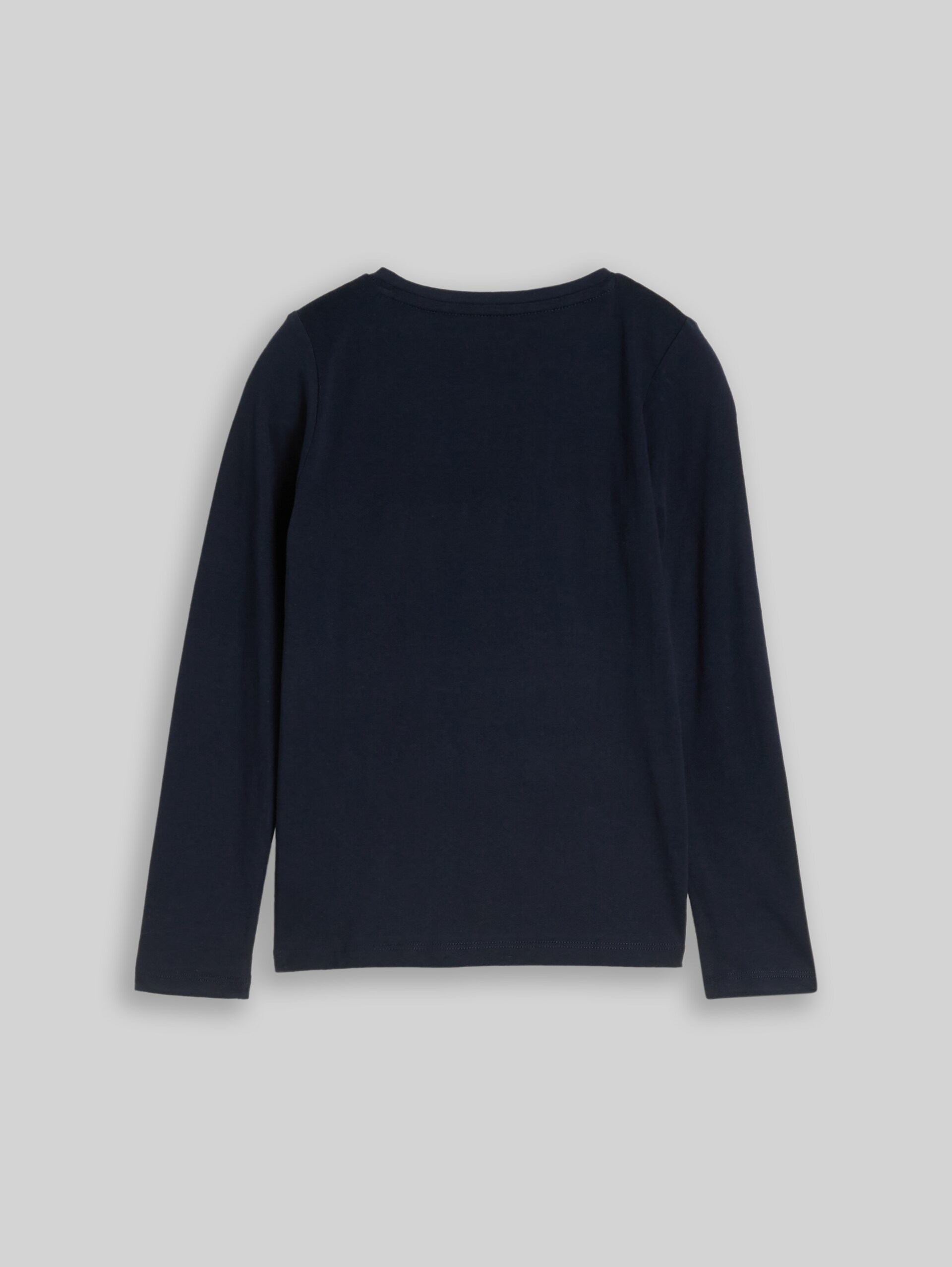 Langarmshirt mit 3D-Print - sky captain blue