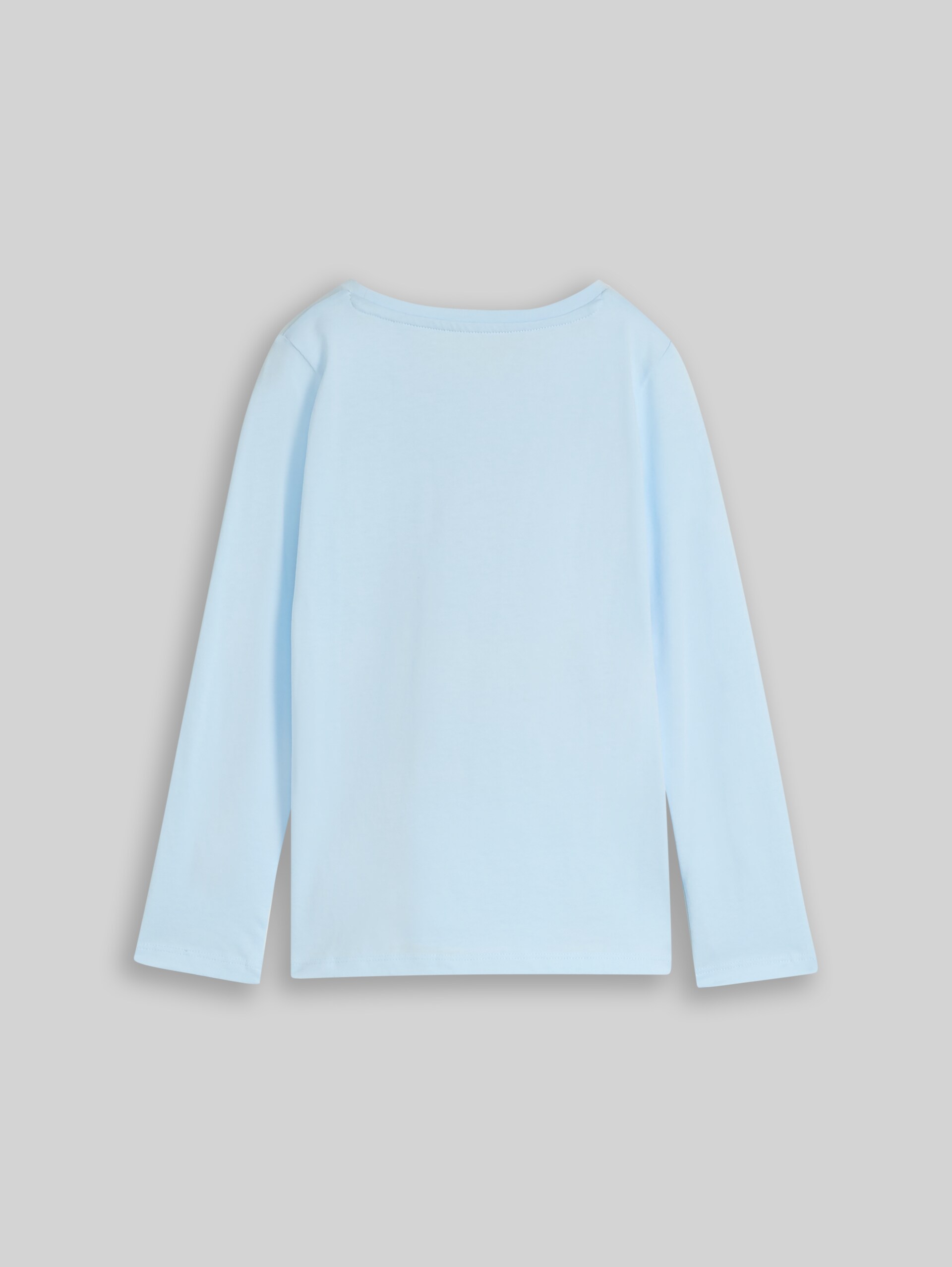 Langarmshirt mit 3D-Print - new breeze blue
