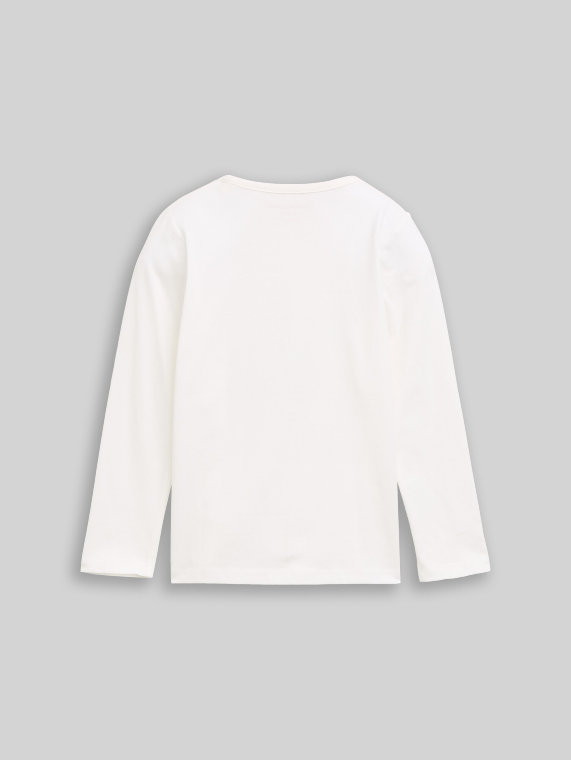 Langarmshirt mit Hunde-Print - Whisper White