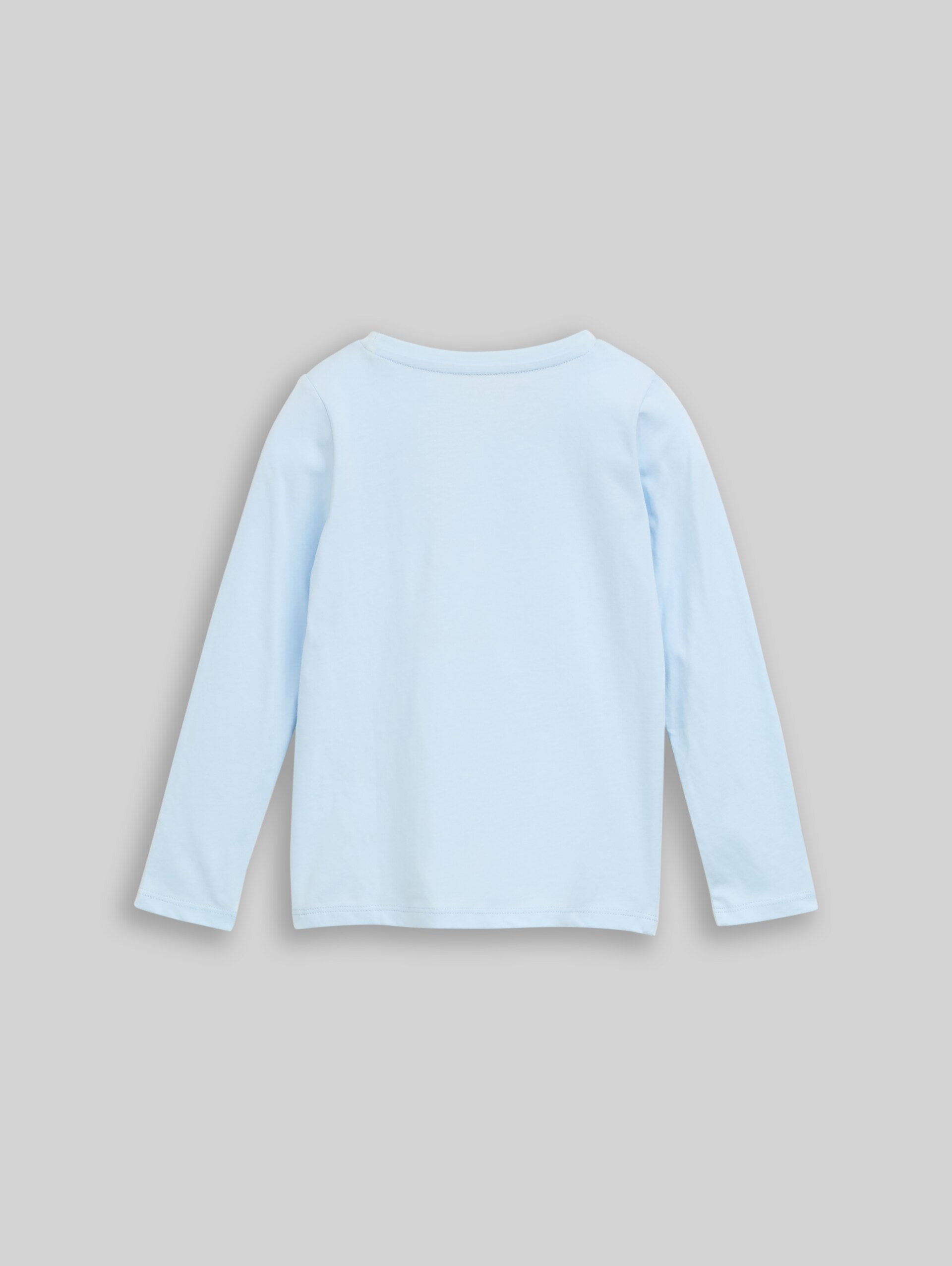 Langarmshirt mit Wendepailletten - new breeze blue