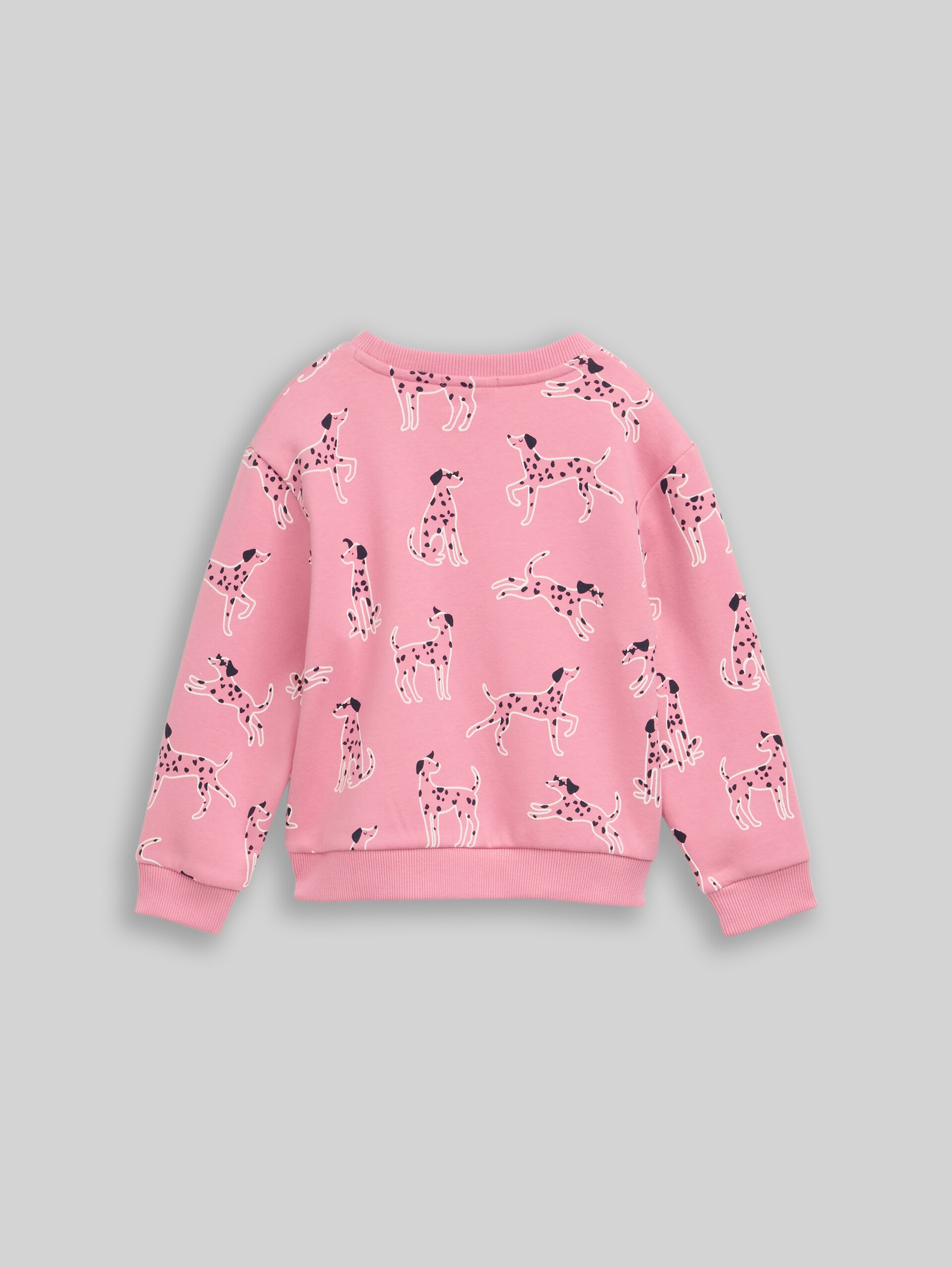 Cropped Sweatshirt mit Allover-Print - cute dalmatian print