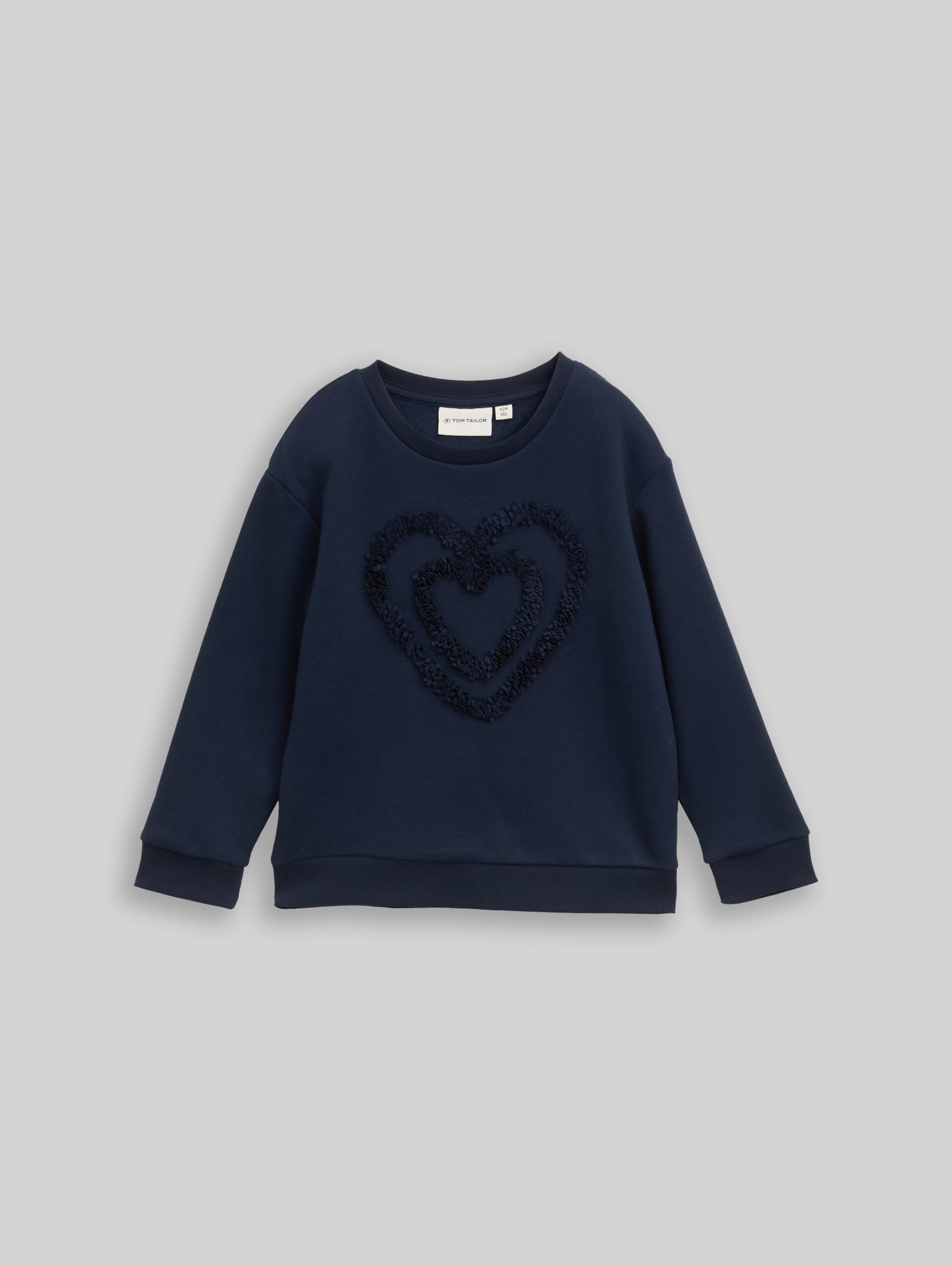 Sweatshirt mit Applikation - sky captain blue - Vorder-Produkt-Ansicht