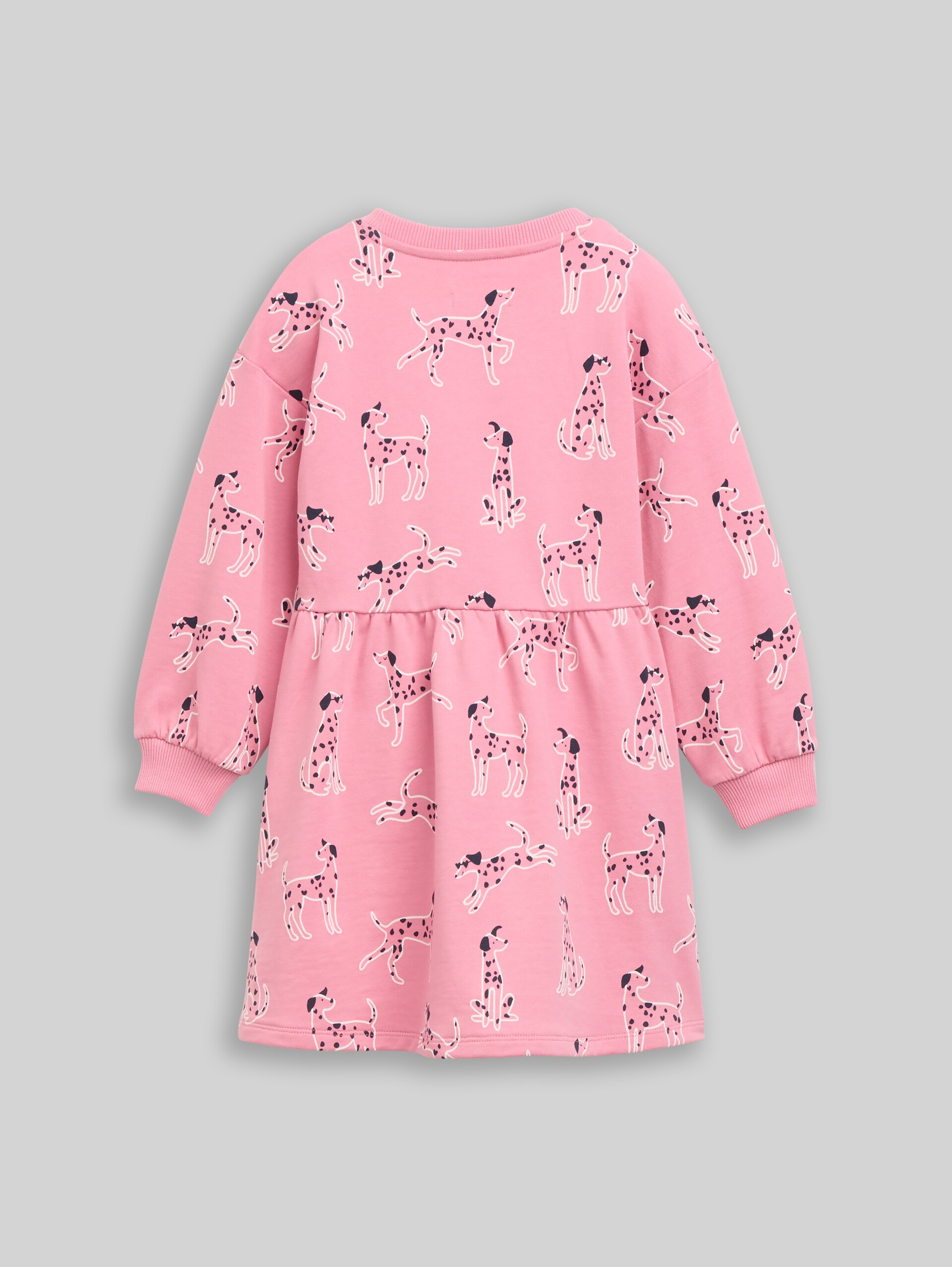 Sweat-Kleid mit Hunde-Print - cute dalmatian print