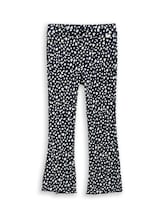 Ausgewählt, Flared Leggings mit Rippstruktur von Tom Tailor, schwarz
