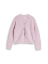 Ausgewählt, Cardigan mit Glitzer-Effekt von Tom Tailor, lila