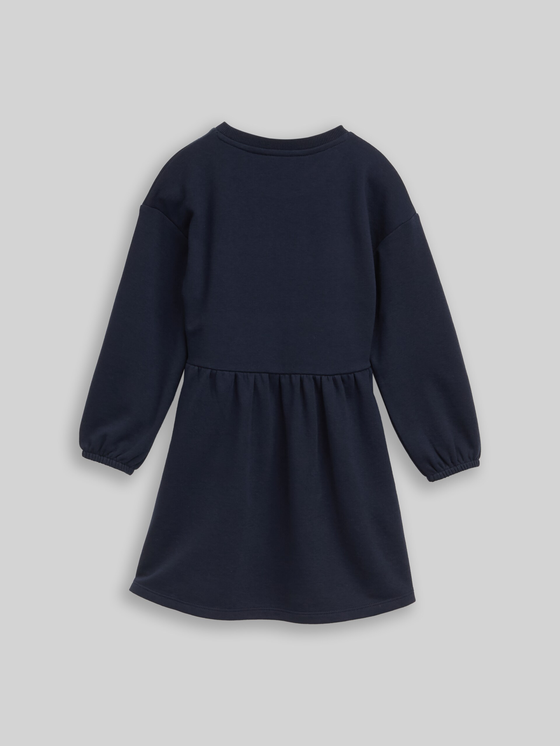 Sweat-Kleid mit Wendepailletten - sky captain blue