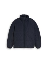 Ausgewählt, Relaxed Fit Puffer-Jacke mit Stehkragen von Tom Tailor, blau