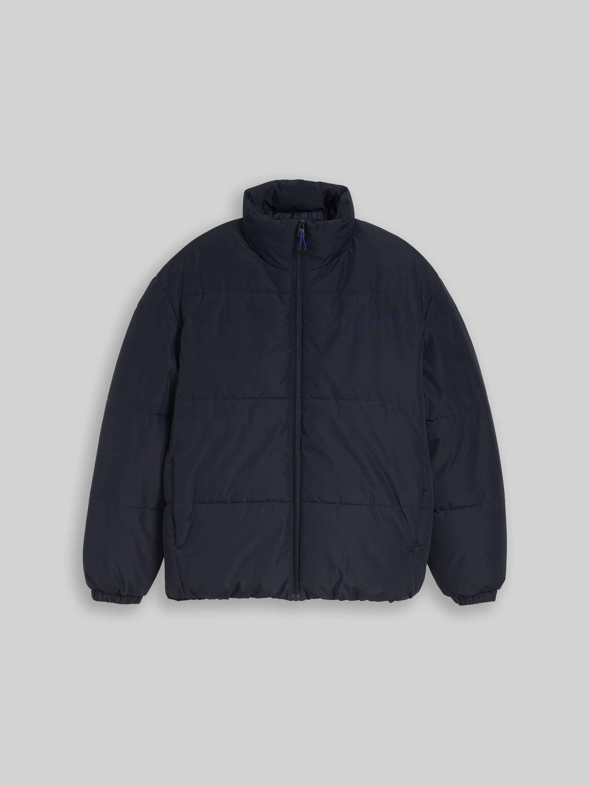 Relaxed Fit Puffer-Jacke mit Stehkragen - sky captain blue - Vorder-Produkt-Ansicht
