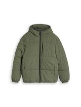 Ausgewählt, Relaxed Fit Puffer-Jacke mit Kapuze von Tom Tailor, grün