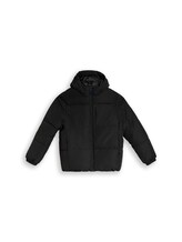 Nicht ausgewählt, Relaxed Fit Puffer-Jacke mit Kapuze von Tom Tailor, schwarz