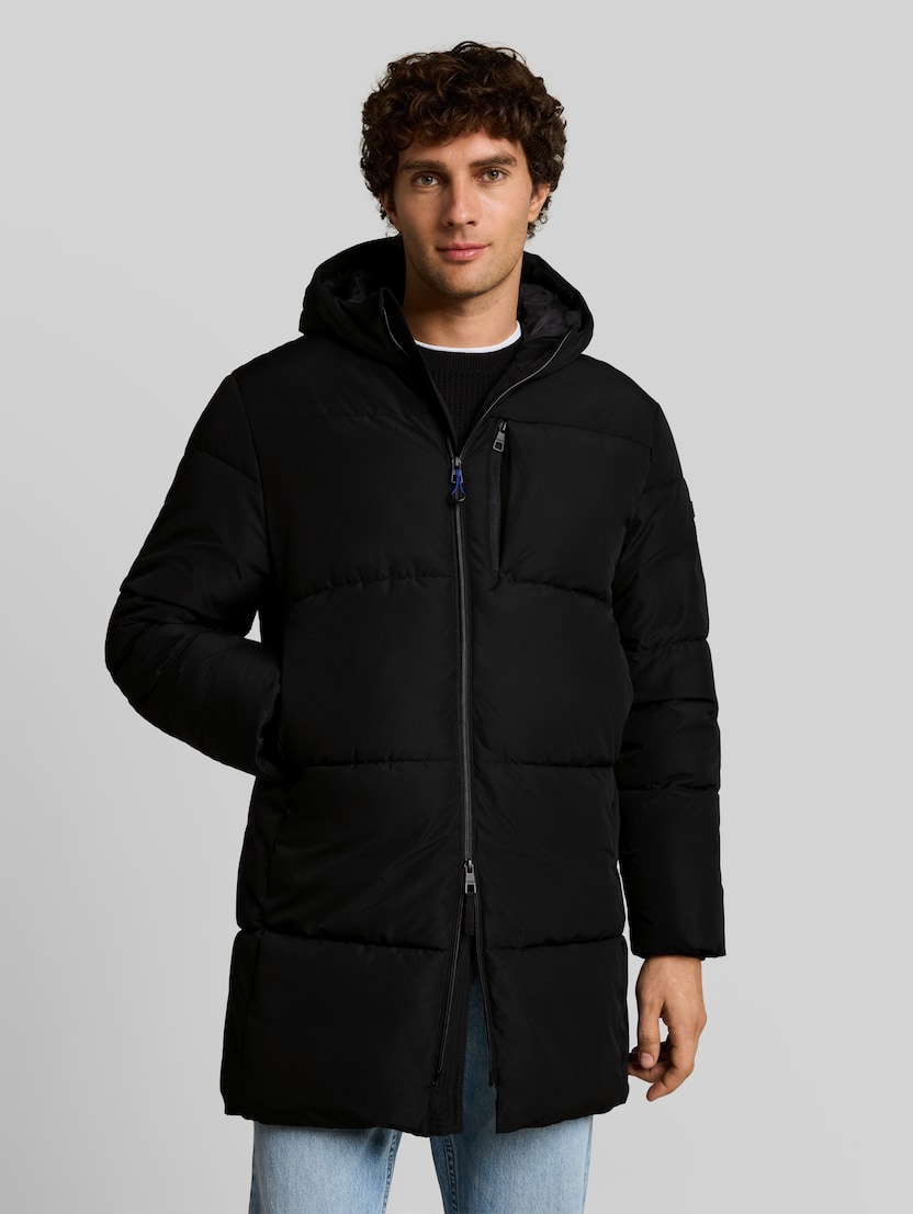 Relaxed Fit Puffer-Parka von Denim Male, Black
