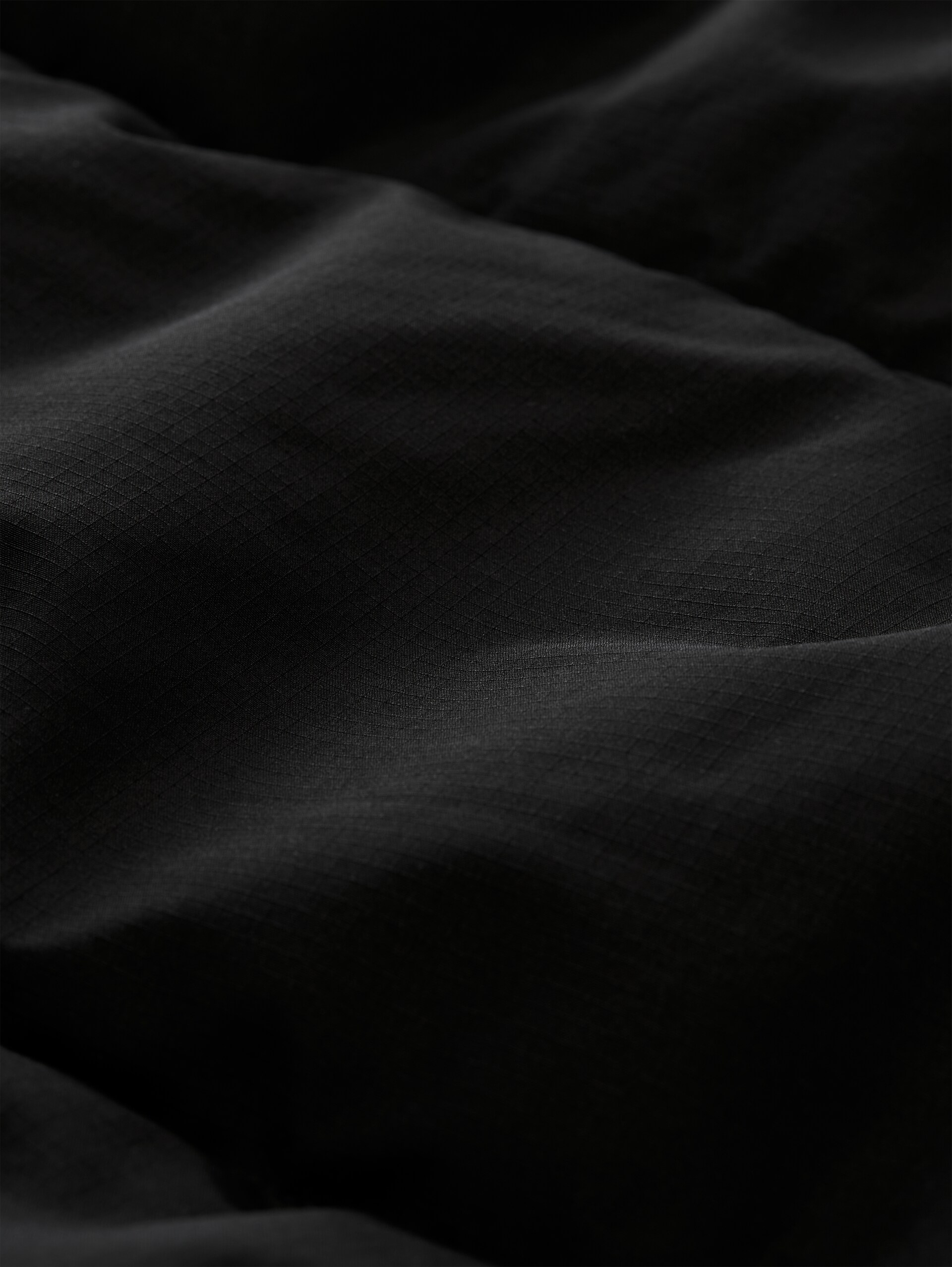 Relaxed-fit padded parka - Black - Product detail view