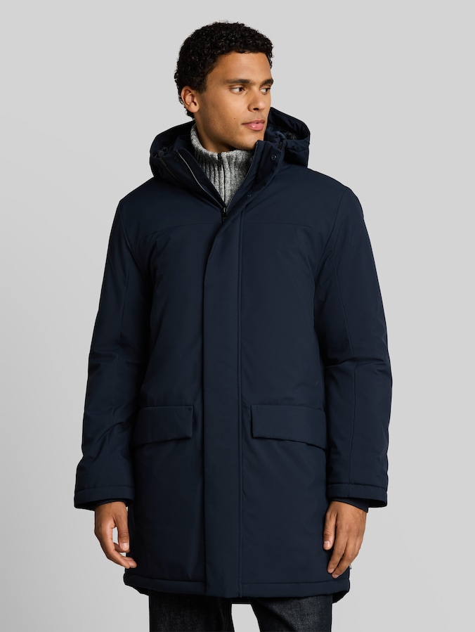 Parka met relaxte pasvorm en afneembare capuchon door Denim Male, sky captain blue