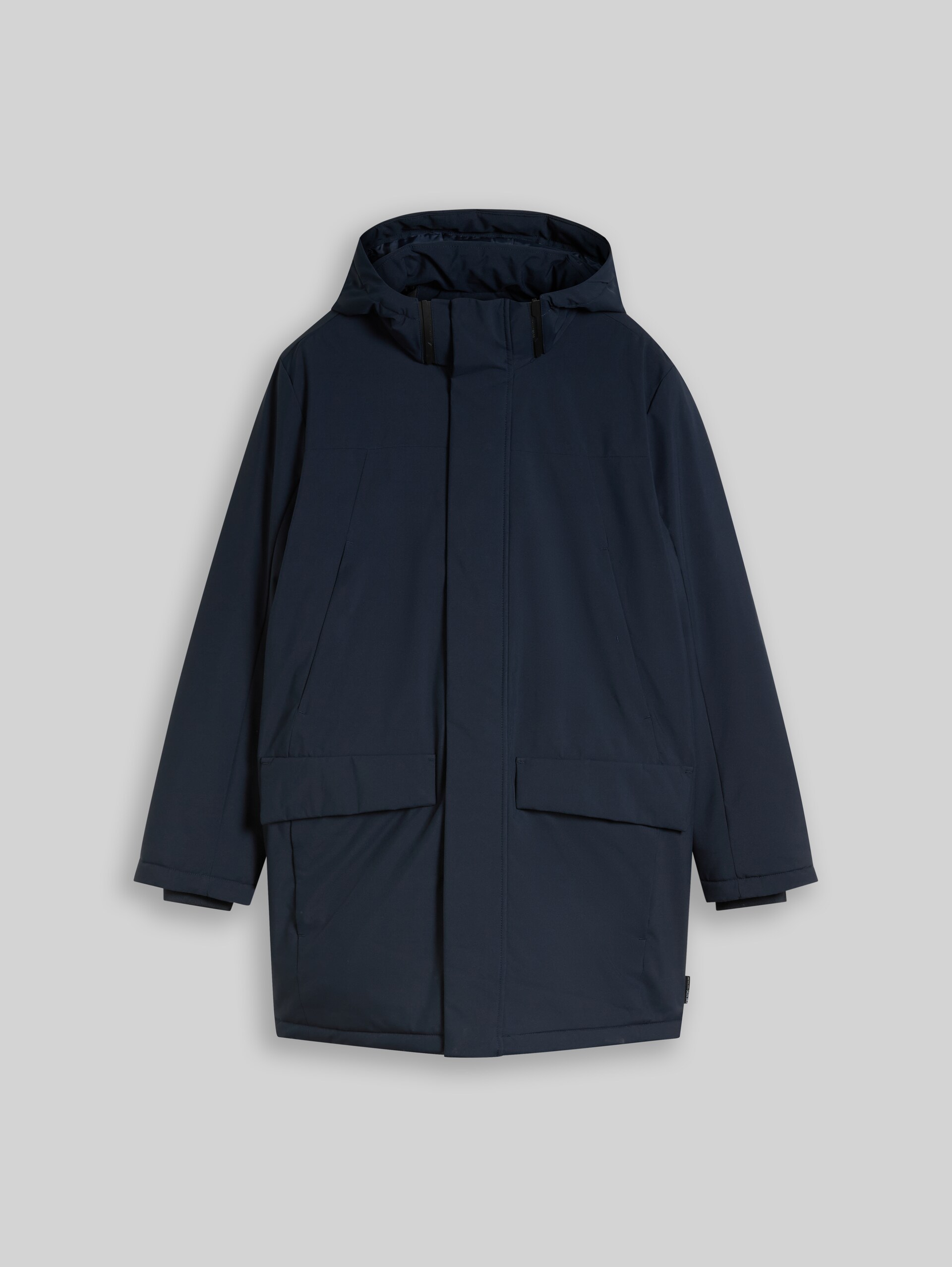Parka met relaxte pasvorm en afneembare capuchon - sky captain blue - Product vooraanzicht