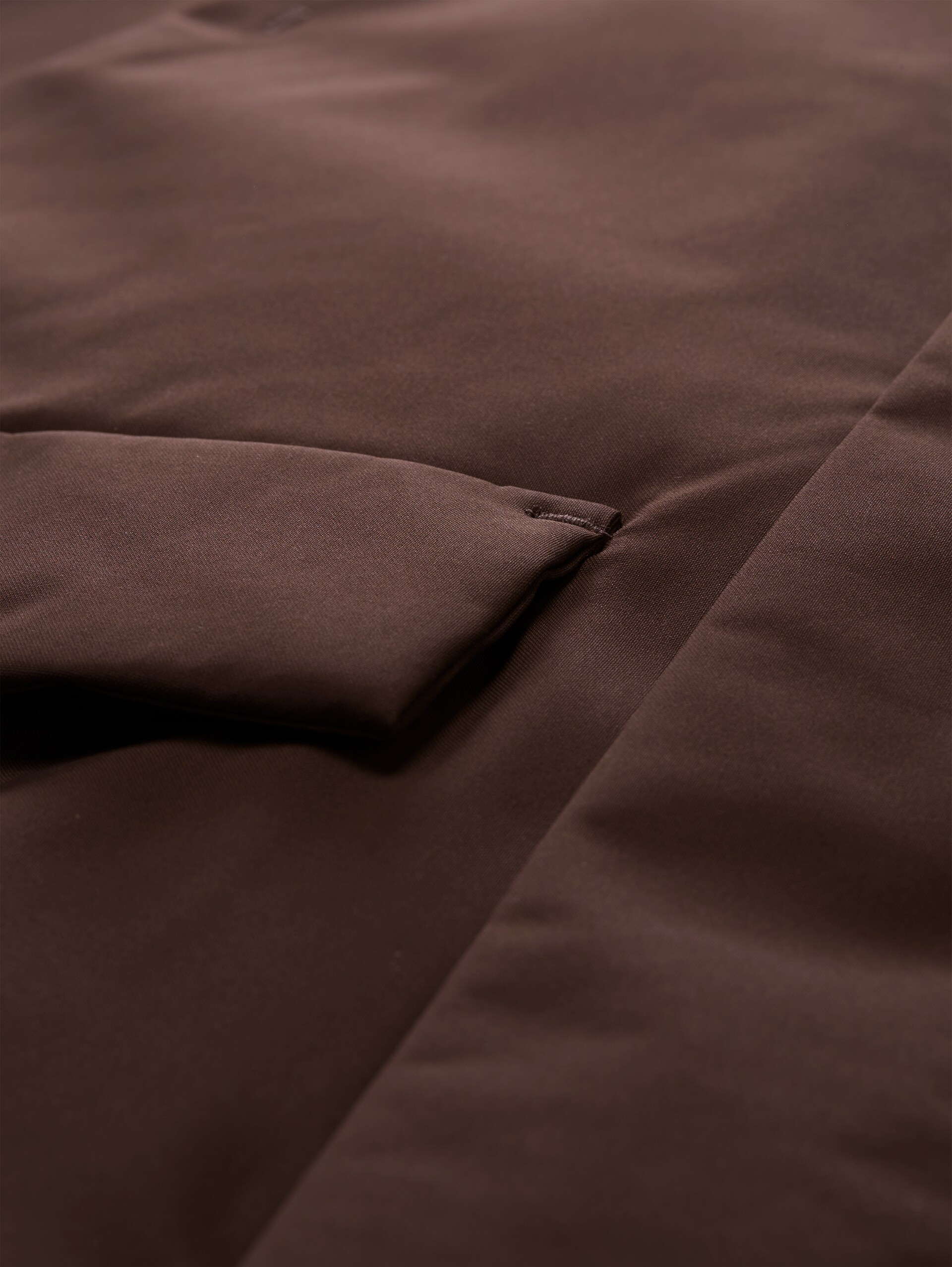 Parka met relaxte pasvorm en afneembare capuchon - cool dark brown - Detailaanzicht product