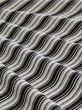 T-shirt met streepjespatroon - black white gradient stripe - Materiaalweergave