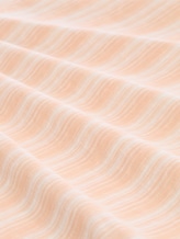 T-shirt met streepjespatroon - apricot white gradient stripe - Materiaalweergave