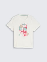 T-shirt avec imprimé - Whisper White - Vue de face du produit