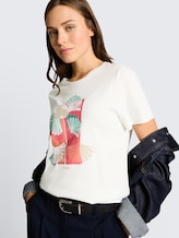T-shirt avec imprimé - Whisper White - Vue détaillée du modèle