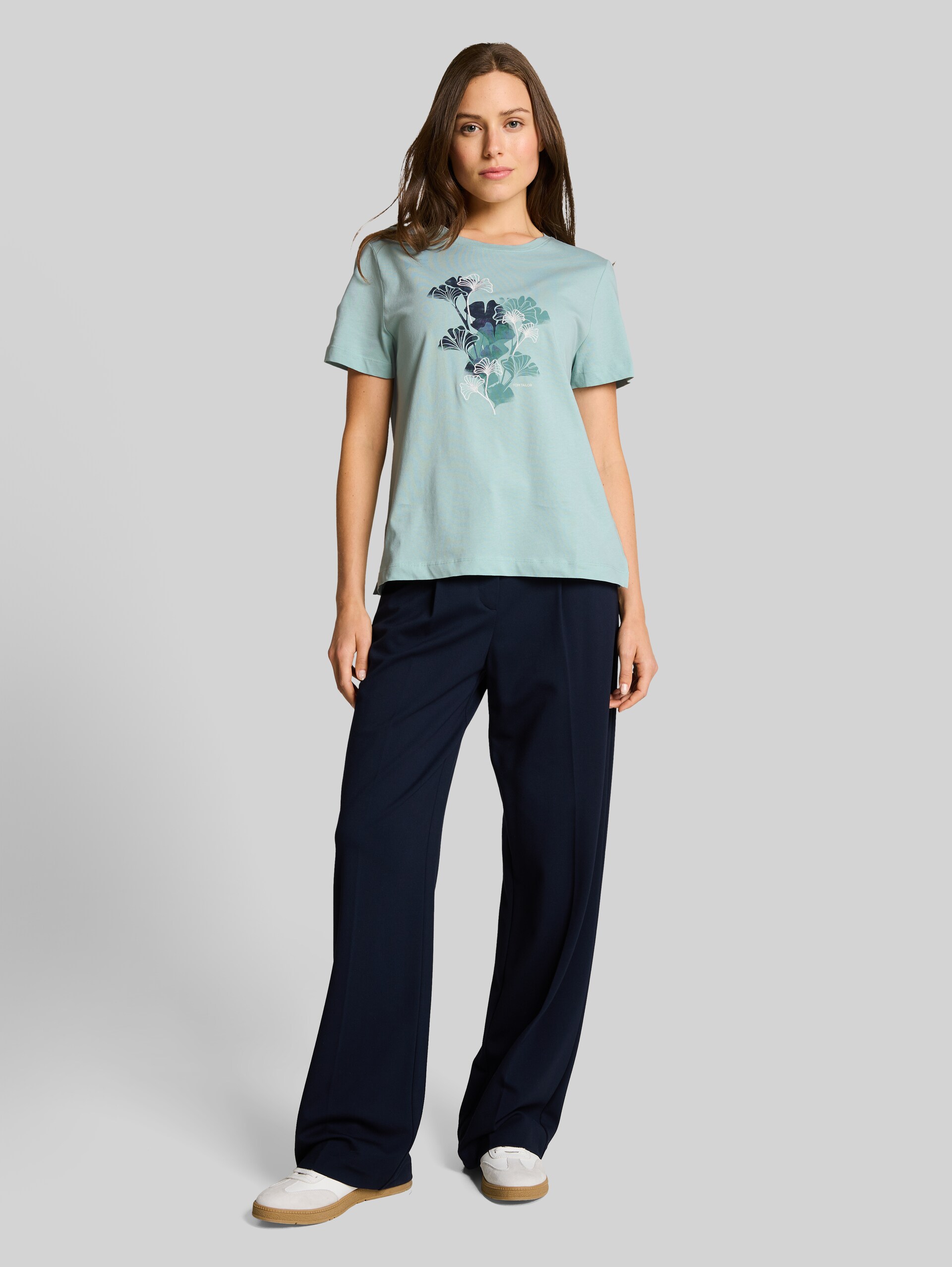 T-shirt met print - blue haze - Model vooraanzicht