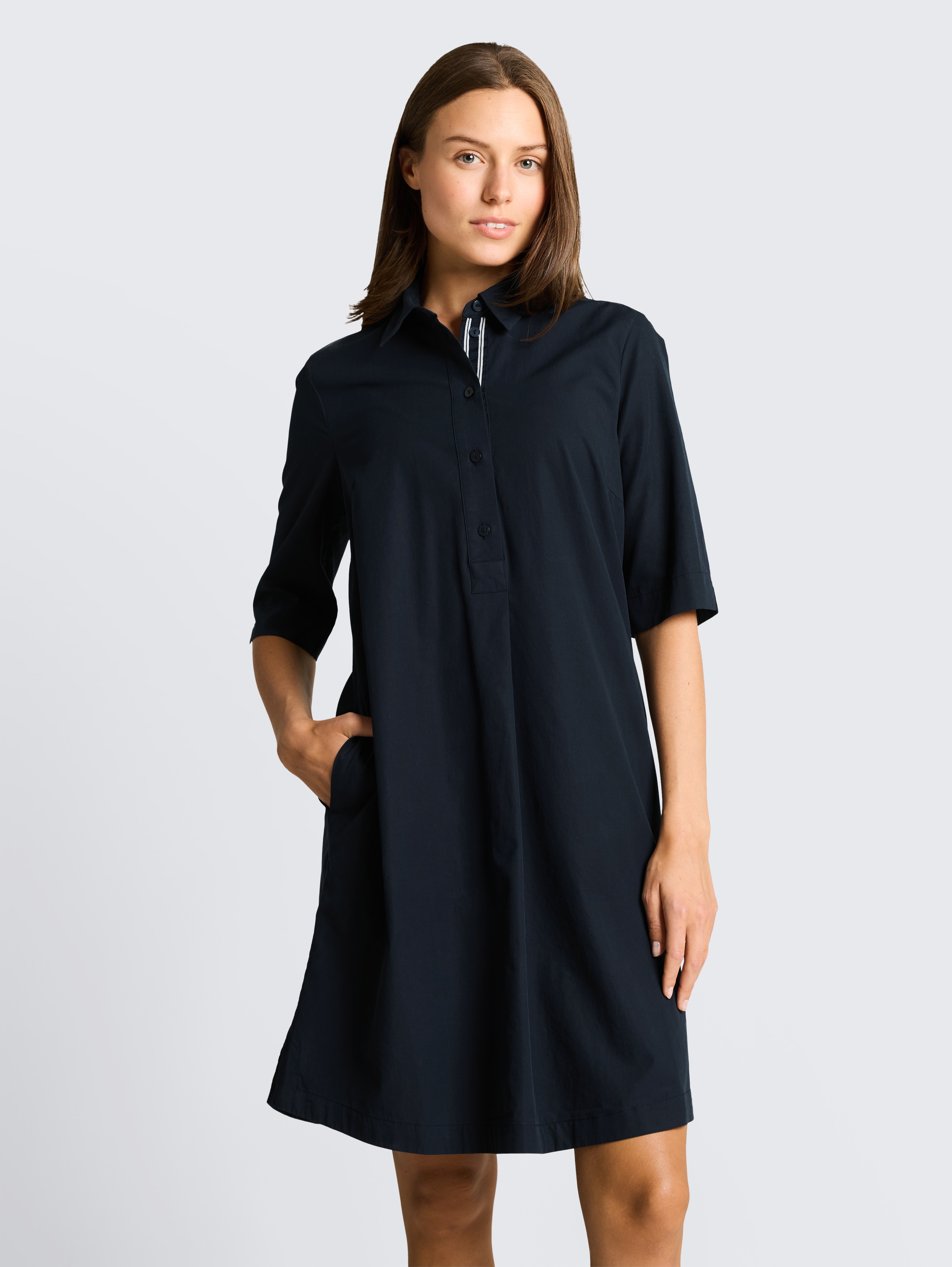 Blusenkleid mit Eingriffstaschen von Women, sky captain blue