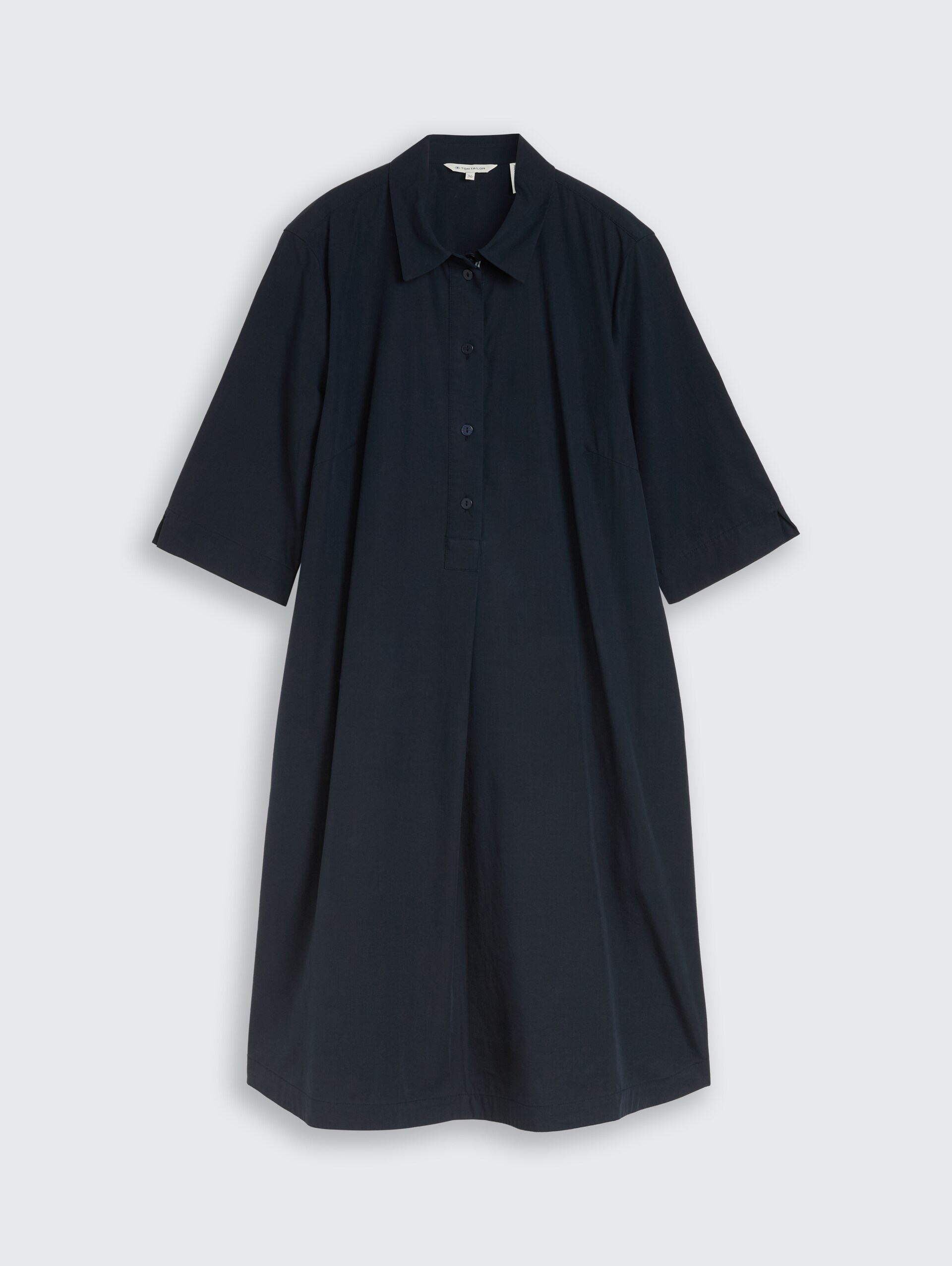 Blusenkleid mit Eingriffstaschen - sky captain blue - Vorder-Produkt-Ansicht