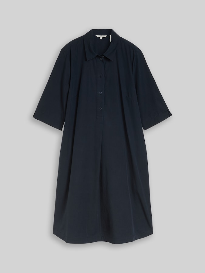 Blouse dress with slit pockets by Women, sky captain blue