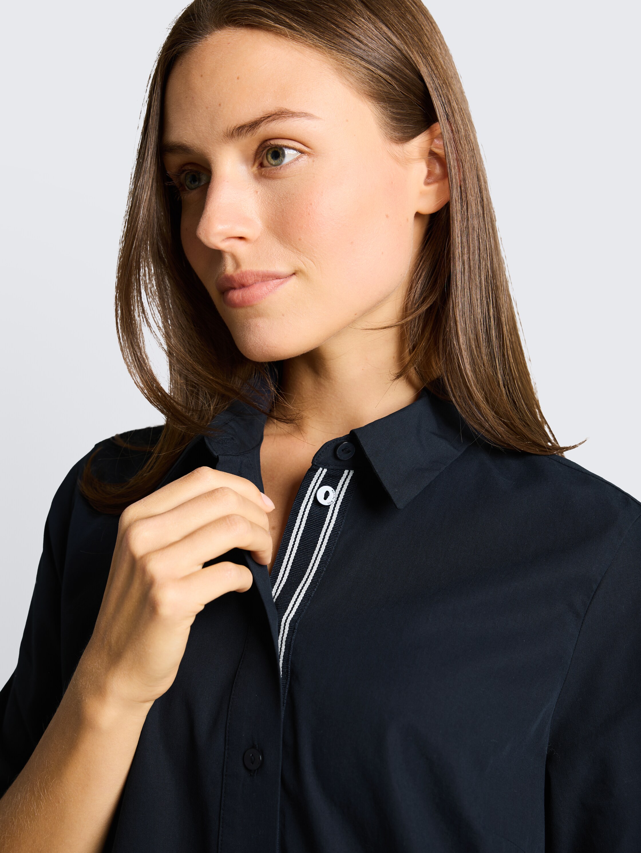 Blousejurk met steekzakken - sky_captain_blue_1 - 