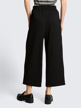 Pantalon culotte froissé - deep black - Découpe Vue arrière du modèle