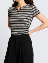 Pantalon culotte froissé - deep black - Vue détaillée du modèle