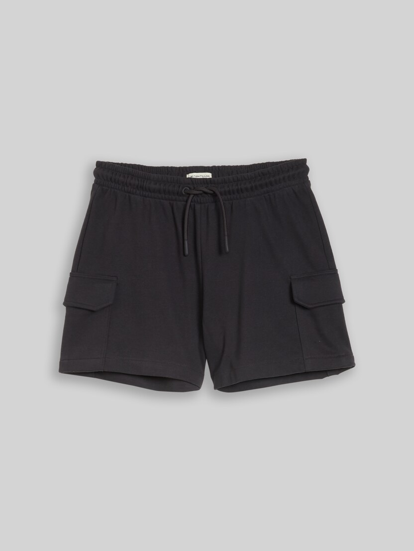 Cargo Sweat-Shorts von Teen Girls, coal grey