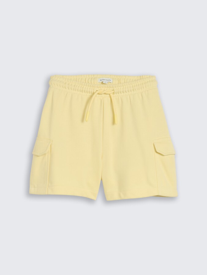 Cargo Sweat-Shorts von Teen Girls, light yellow